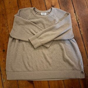 Old Navy Men's Beige Crewneck Sweater